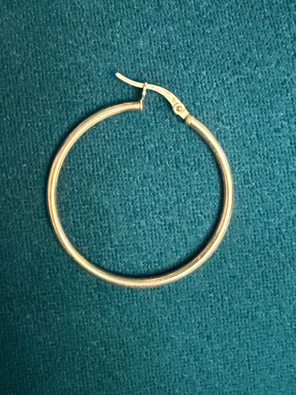 Blue Nile 14K Yellow Gold Hoop Earrings - Picture 3 of 6